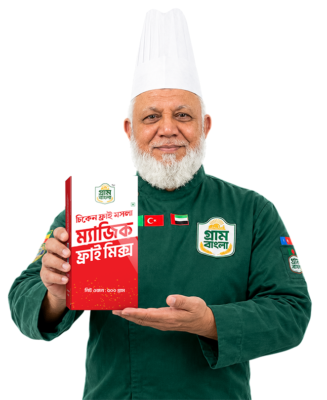 Chef with Magic Fry Mix